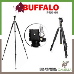 BUFFALO PRO 60M PROFESIONAL TRIPOD WITH MONOPOD